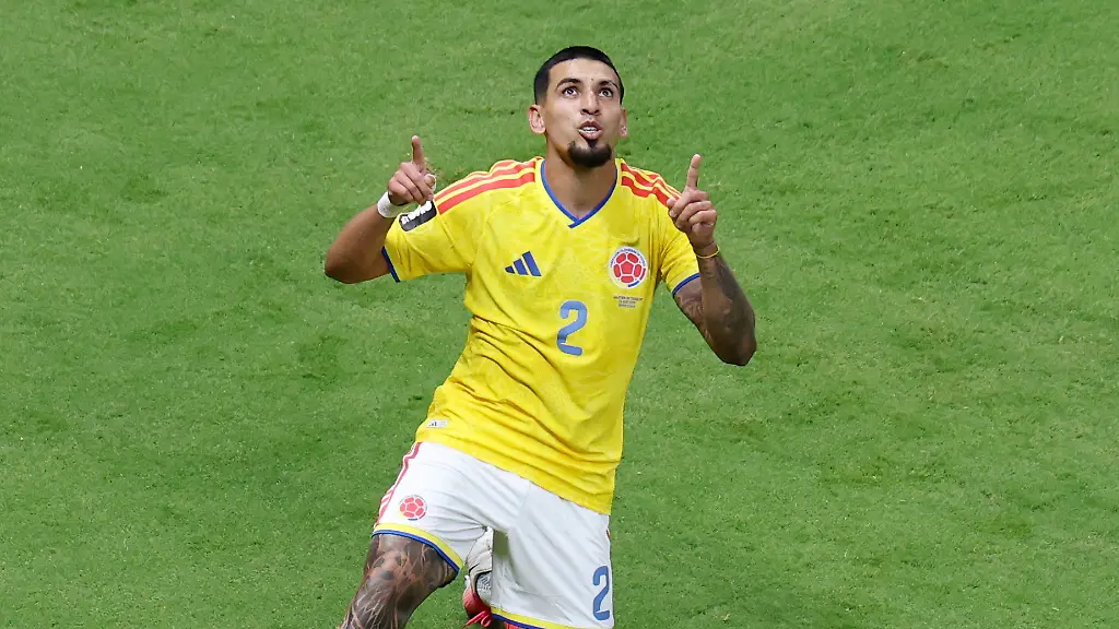 Soccer-Football-FIFA-World-Cup-2026-Group-K-Colombia-v-DR-Congo-Estadio-Guadalajara-Guadalajara-Mexico-June-23-2026-Colombia-s-Daniel-Munoz-celebrates-scoring-their-first-goal-REUTERS-Raquel-Cunha