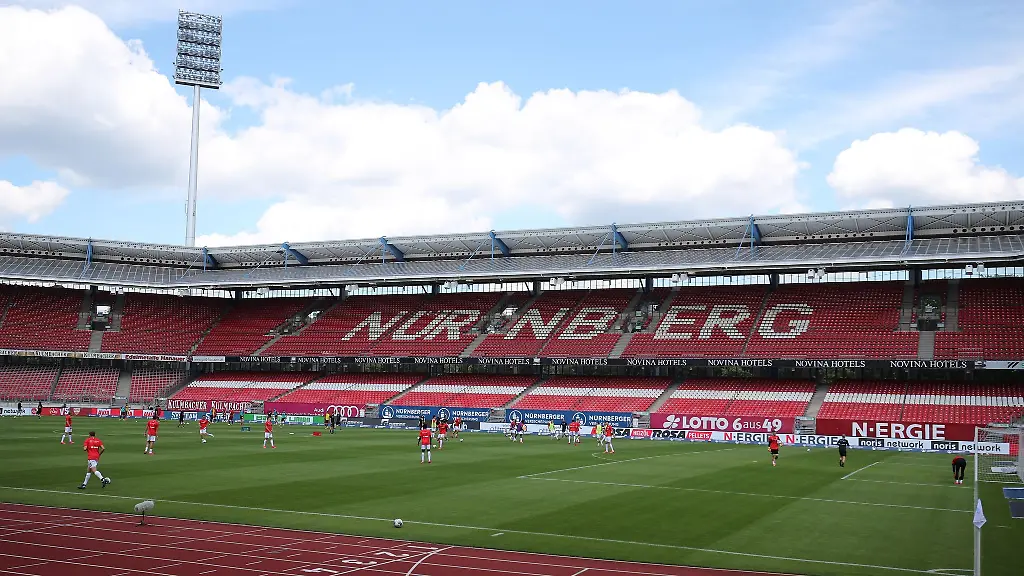 Das-Max-Morlock-Stadion-in-Nuernberg-in-seinem-heutigen-Ausbauzustand-Archivbild