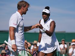 Aus im Wimbledon-Mixed: Deutsches Doppel-Ass verliert mit Venus Williams
