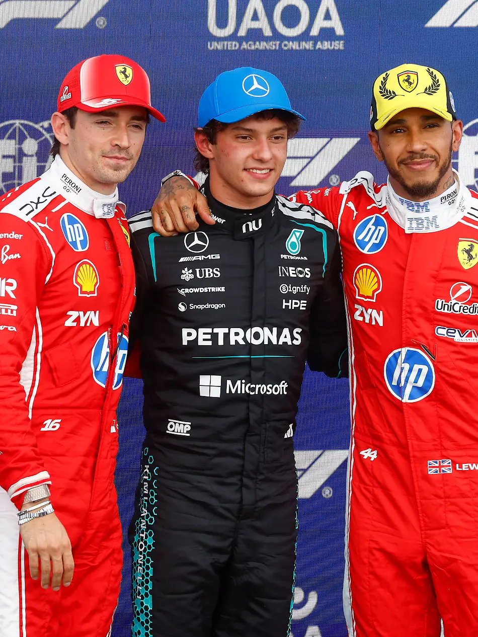 Silverstone-Motorsport-FIA-F1-Grand-Prix-of-Britain-on-July-4-2026-Silverstone-16-LECLERC-Charles-mco-Scuderia-Ferrari-12-KIMI-ANTONELLI-Andrea-ita-winning-the-pole-position-44-HAMILTON-Lewis-gbr-Scuderia-Ferrari-Photo-by-Juergen-Tap-Silverstone-GBR-Silverstone-FIA-Formula-1-Grand-Prix-of-Great-Britain-on-July-4-2026-Silverstone-16-LECLERC-Charles-MCO-Scuderia-Ferrari-12-KIMI-ANTONELLI-Andrea-ITA-winning-pole-position-44-HAMILTON-Lewis-GBR-Scuderia-Ferrari