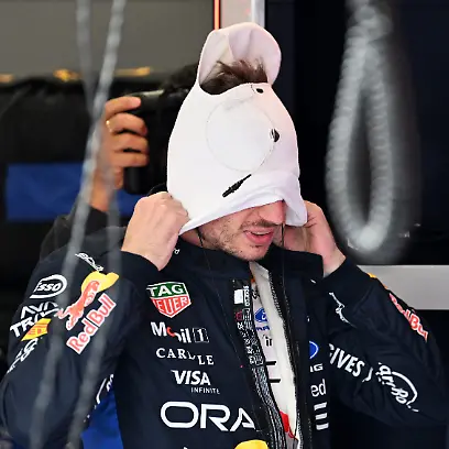 Formula-One-F1-British-Grand-Prix-Silverstone-Circuit-Silverstone-Britain-July-4-2026-Red-Bull-s-Max-Verstappen-ahead-of-the-sprint-race-Pool-via-Reuters-Peter-Powell