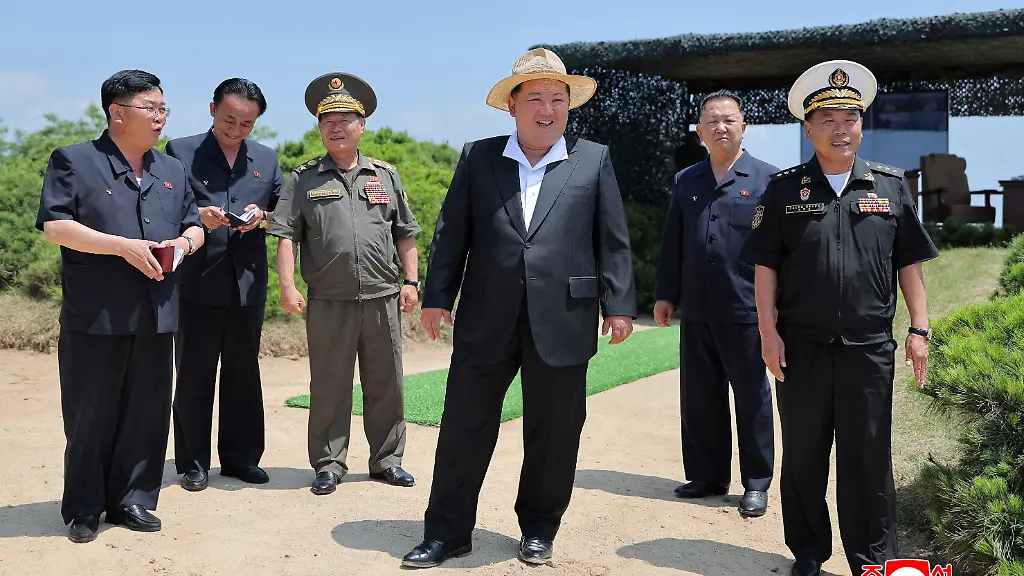North-Korean-leader-Kim-Jong-Un-reacts-on-the-day-of-an-assessment-of-the-newly-built-naval-destroyer-Kang-Kon-s-combat-systems-including-the-test-firing-of-a-strategic-cruise-missile-at-an-unknown-location-in-North-Korea-July-3-2026-in-this-picture-released-July-5-2026-by-North-Korea-s-official-Korean-Central-News-Agency-KCNA-via-REUTERS-ATTENTION-EDITORS-THIS-IMAGE-WAS-PROVIDED-BY-A-THIRD-PARTY-REUTERS-IS-UNABLE-TO-INDEPENDENTLY-VERIFY-THIS-IMAGE-NO-THIRD-PARTY-SALES-SOUTH-KOREA-OUT-NO-COMMERCIAL-OR-EDITORIAL-SALES-IN-SOUTH-KOREA