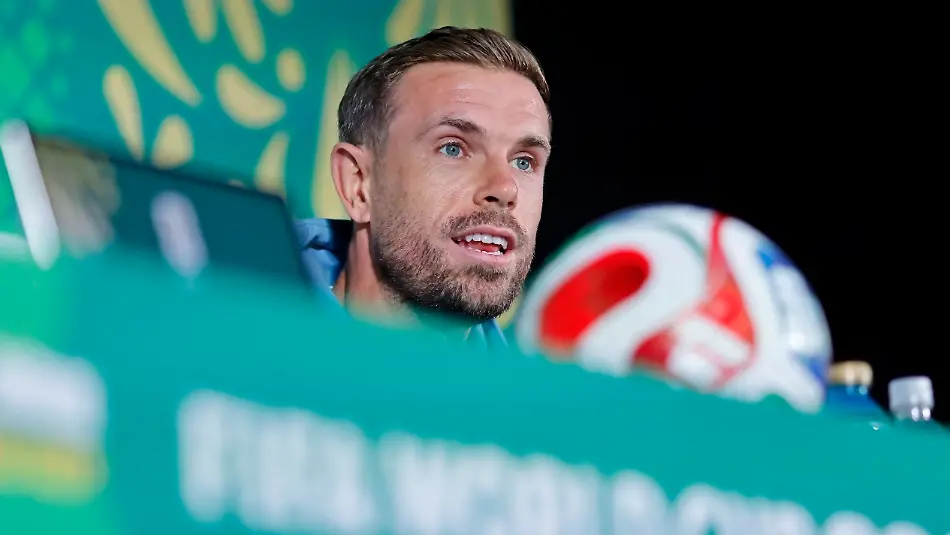 RECORD-DATE-NOT-STATED-4th-July-2026-Mexico-City-Stadium-Mexico-City-Mexico-FIFA-World-Cup-WM-Weltmeisterschaft-Fussball-Football-England-press-conference-PK-Pressekonferenz-Jordan-Henderson-of-the-England-speaks-HeulerxAndrey-DiaEsportivo