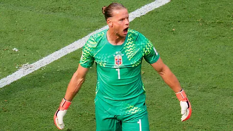 FIFA-Fussball-Weltmeisterschaft-2026-Achtelfinale-Brasilien-vs-Norwegen-05-07-2026-New-Jersey-Stadion-Orjan-Nyland-Kristoffer-Ajer-Patrick-Berg-Sander-Berge-2026-FIFA-World-Cup-Round-of-16-Brazil-vs