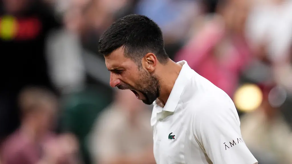 Wimbledon-2026-Day-Nine-All-England-Lawn-Tennis-and-Croquet-Club-Novak-Djokovic-of-Serbia-reacts-during-his-Gentlemen-s-Singles-match-against-Felix-Auger-Aliassime-of-Canada-on-day-nine-of-the-2026-Wimbledon-Championships-at-the-All-England-Lawn-Tennis-and-Croquet-Club-London-Picture-date-Tuesday-July-7-2026-Photo-credit-should-read-Adam-Davy-PA-Wire-RESTRICTIONS-Editorial-use-only-No-commercial-use-without-prior-written-consent-of-the-AELTC-Still-image-use-only-no-moving-images-to-emulate-broadcast-No-superimposing-or-removal-of-sponsor-ad-logos