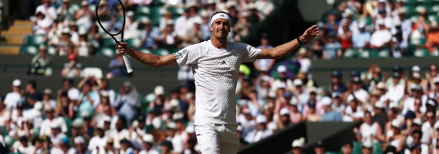 Tennis-Wimbledon-All-England-Lawn-Tennis-and-Croquet-Club-London-Britain-July-8-2026-Germany-s-Alexander-Zverev-reacts-during-his-quarter-final-match-against-Taylor-Fritz-of-the-U-S