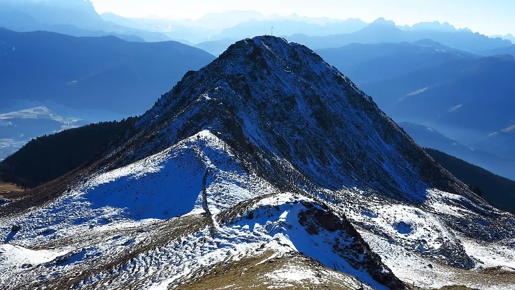 Sambock-Gipfelkreuz-Kreuz-Gipfel-Berg-Berggipfel-Suedtirol-Alpen-Pfunderer-Hoehenweg-Baerentaler-Spitze-Pustertal-Italien