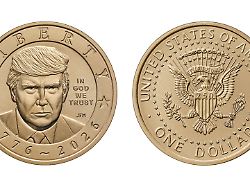 USA starten Prägung: Trumps Gesicht kommt auf 1-Dollar-Goldmünze