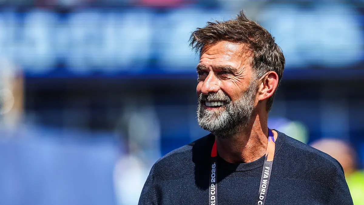 Jurgen-KLOPP-prior-the-2026-FIFA-World-Cup-Round-of-4-match-between-France-and-Morocco-at-Gillette-Stadium-on-July-9-2026-in-Foxborough-Massachusetts