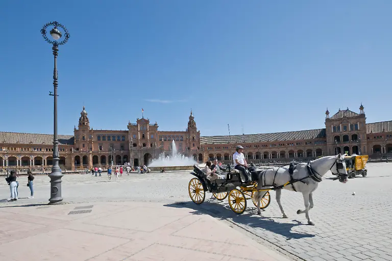 Plaza-de-Espana-Sevilla-Andalusien-Spanien-Europa