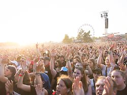 Festivalbesucher Beim Highfield Festival Am Samstag Stoermthaler See 16 08