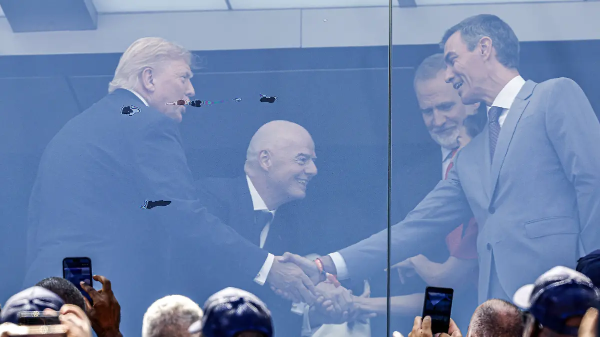 EAST-RUTHERFORD-NEW-JERSEY-LR-United-States-President-Donald-Trump-FIFA-President-Gianni-Infantino-Spanish-King-Felipe-VI-Spanish-Queen-Letizia-Spanish-Prime-Minister-Pedro-Sanchez-during-the-2026-FIFA-World-Cup-WM-Weltmeisterschaft-Fussball-final-between-Spain-and-Argentina-at-the-New-York-New-Jersey-Stadium-on-July-19-2026-in-East-Rutherford-New-Jersey-United-States-MAURICE-VAN-STEEN-ANP-World-Cup-Soccer-2026-xVIxANPxSportx-xMauricexvanxSteenxIVx-563862316-originalFilename-563862316