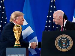 Wilder Wechsel?: Bericht: Trump wünscht sich „großartigen“ Infantino als UN-Boss