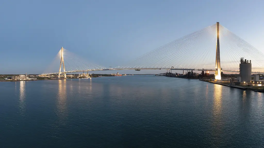 Detroit-Michigan-Die-Gordie-Howe-International-Bridge-die-Michigan-und-Ontario-verbindet-ist-groesstenteils-fertiggestellt-und-wird-voraussichtlich-im-Fruehjahr-2026-eroeffnet