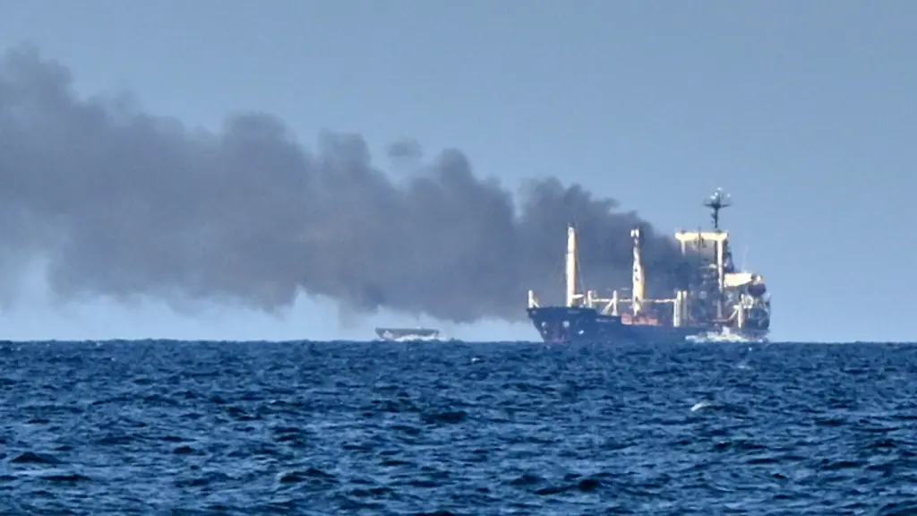 Smoke-rises-from-the-grain-carrier-Golden-Leo-under-the-Guinea-Bissau-flag-after-Russian-missile-strike-in-the-Black-Sea-close-to-Odesa-Ukraine-Sunday-July-19-2026-local-media-reports