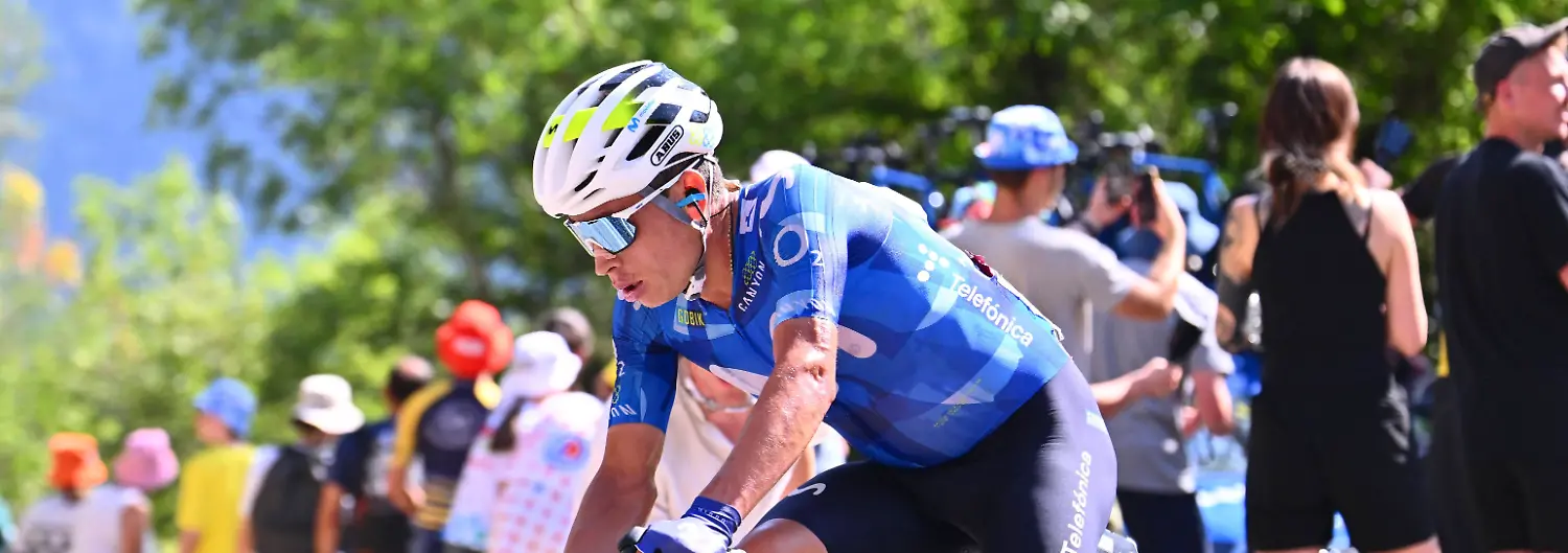 Tour-de-France-2026-Stage-19-ALPE-D-HUEZ-FRANCE-JULY-24-Rubio-Einer-COL-of-Movistar-Team-during-stage-19-of-the-113rd-edition-of-Tour-de-France-an-UCI-World-Tour-2