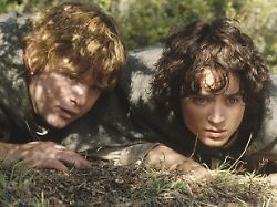 HERR DER RINGE DIE ZWEI TUeRME The Lord Of The Rings The Two Towers GB USA 2002 Peter Jackson Sam SEAN AUSTIN Frodo ELIJAH WOOD Regie Peter Jackson Aka