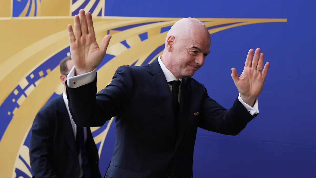 2026-07-19-Spain-v-Argentina-Final-FIFA-World-Cup-WM-Weltmeisterschaft-Fussball-2026-EAST-RUTHERFORD-UNITED-STATES-JULY-19-FIFA-president-Gianni-Infantino-is-seen-arriving-during-the-Final-FIFA-World-Cup-2026-match-between-Spain-and-Argentina-at-New-York-New-Jersey-Stadium-on-July-19-2026-in-East-Rutherford-New-Jersey-Photo-by-Pablo-Morano-BSR-Agency-East-Rutherford-United-States-Content-not-available-for-redistribution-in-The-Netherlands-directly-or-indirectly-through-any-third-parties