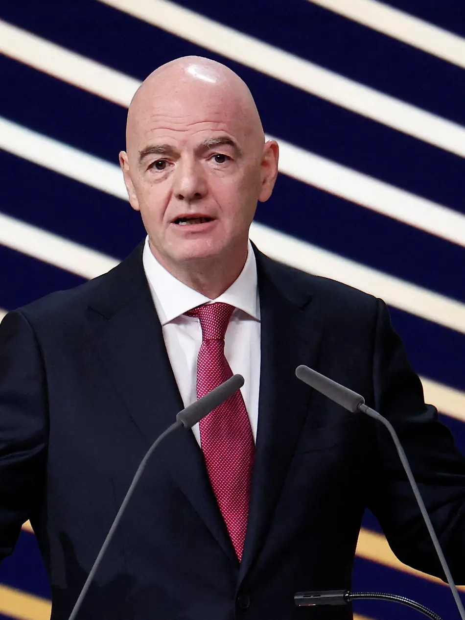 FILE-PHOTO-Soccer-Football-50th-Ordinary-UEFA-Congress-Brussels-Expo-Brussels-Belgium-February-12-2026-FIFA-president-Gianni-Infantino-speaks-during-the-event-REUTERS-Benoit-Tessier-File-Photo