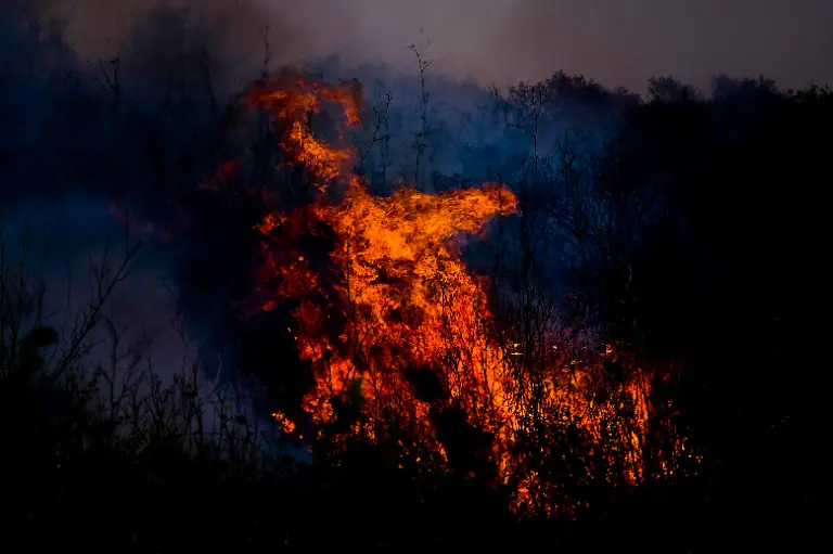 Firefighters-and-Civil-Protection-Canadair-CL-415-water-bombers-were-on-the-front-lines-of-the-violent-forest-fire-that-broke-out-in-the-hills-of-the-municipality-of-Biguglia-just-a-few-kilometers-south-of-the-Bastia-metropolitan-area-Fueled-by-unfavorable-weather-conditions-strong-winds-and-severe-drought-the-flames-are-spreading-rapidly-through-the-maquis-Les-pompiers-et-les-Canadair-CL-415-de-la-Securite-civile-etaient-sur-le-front-du-violent-incendie-de-foret-qui-s-est-declare-sur-les-hauteurs-de-la-commune-de-Biguglia-a-quelques-kilometres-au-sud-de-l-agglomeration-de-Bastia-Attisees-par-des-conditions-meteorologiques-defavorables-un-vent-violent-et-une-secheresse-marquee-les-flammes-progressent-rapidement-dans-le-maquis
