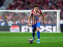 April 29 2026 Madrid Madrid Spain Julian Alvarez Of Atletico De Madrid During The UEFA Champions League Match Between Atletico De Madrid And Arsenal FC At Riyadh Air Metropolitano On April 29 2026