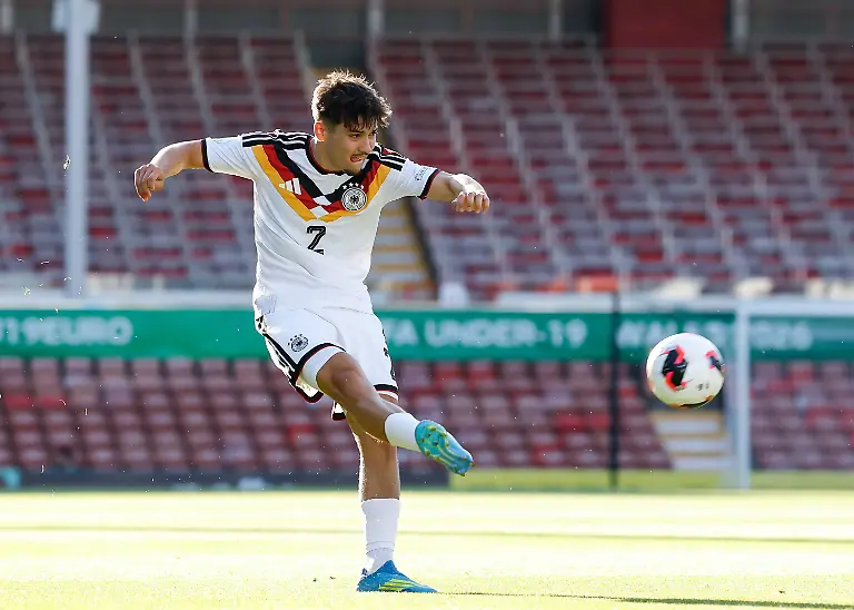 Wrexham-Wales-11th-July-2026-Rafael-Pinto-Pedrosa-of-Germany-passes-the-ball-during-the-Spain-U19-vs-Germany-U19-UEFA-European-U19-Championship-Final-match-at-The-Racecourse-Wrexham-Picture-credit-should-read-Cody-Froggatt-Sportimage-EDITORIAL-USE-ONLY-No-use-with-unauthorised-audio-video-data-fixture-lists-club-league-logos-or-live-services-Online-in-match-use-limited-to-120-images-no-video-emulation-No-use-in-betting-games-or-single-club-league-player-publications