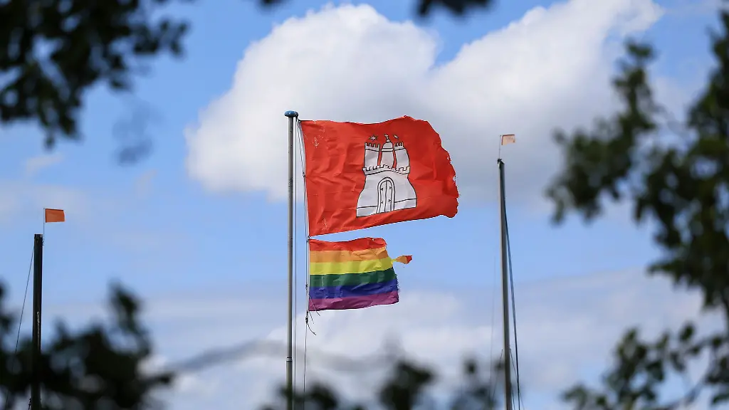 Rund-250-000-Menschen-werden-am-Samstag-in-Hamburg-zu-einer-Demonstration-unter-dem-Motto-Solidarisch-queer-Haltung-zeigen-erwartet