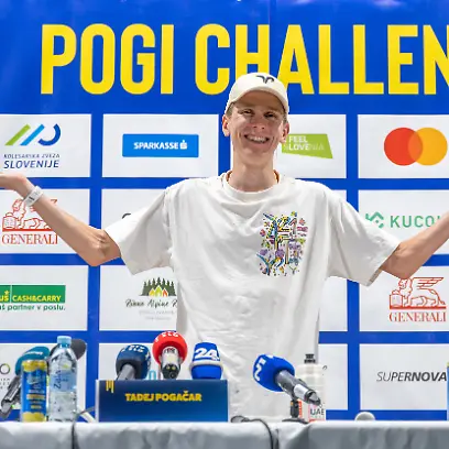 July-31-2026-Komenda-Slovenia-Tadej-Pogacar-seen-during-a-press-conference-PK-Pressekonferenz-before-criterium-race-in-his-home-town-Slovenian-cyclist-Tadej-Pogacar-celebrates-his-5th-win-at-the-Tour-de-France-with-his-fans-which-is-part-of-the-Pogi-challenge-event-in-his-home-town-Komenda