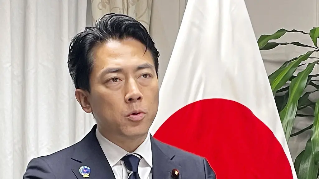 Japanese-Defense-Minister-Shinjiro-Koizumi-holds-a-press-conference-in-Tokyo-on-July-17-2026