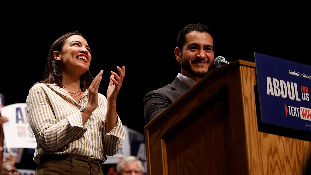 Congresswoman-Alexandria-Ocasio-Cortez-D-NY-and-U-S-Senate-candidate-Abdul-El-Sayed-rally-during-a-campaign-event-in-Detroit-Michigan-U-S-July-18-2026