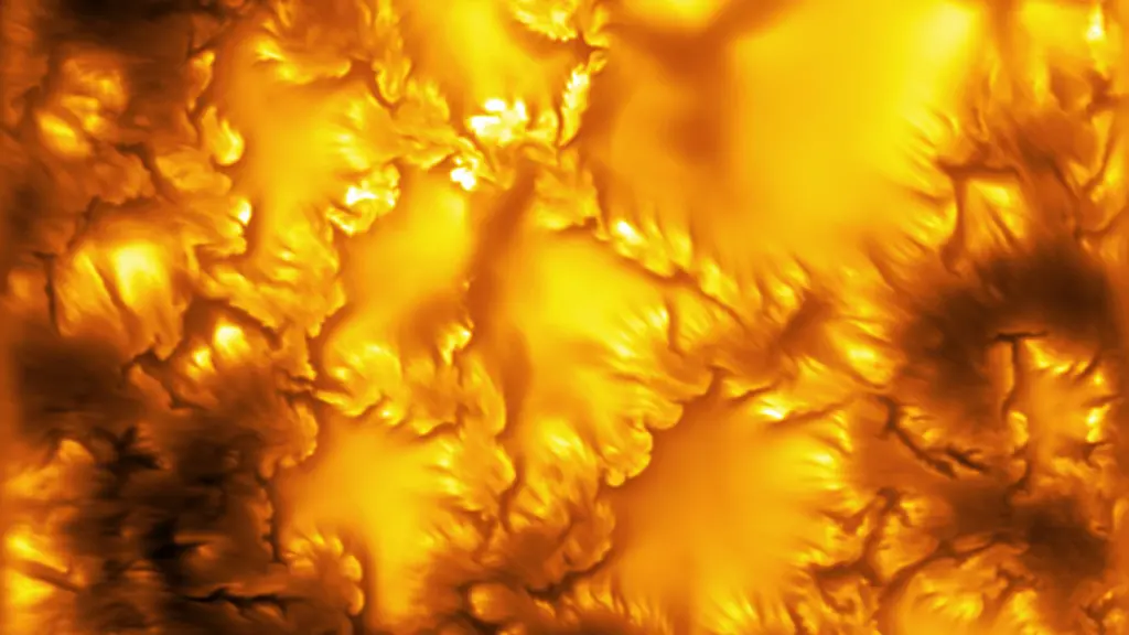 HANDOUT-Das-bisher-hoechstaufgeloeste-Bild-der-Sonnenoberflaeche-Photosphaere-aufgenommen-bei-einer-Wellenlaenge-von-416-Nanometern-mit-dem-Inouye-Solar-Telescope-An-den-Raendern-der-Sonnengranulen-zeigen-sich-fransenartige-Strukturen-die-sich-stellenweise-verwirbeln-Credit-NSF-NSO-AURA-MPS-ACHTUNG-Frei-nur-zur-redaktionellen-Verwendung-im-Zusammenhang-mit-der-Berichterstattung-ueber-die-Studie-bei-Nennung-des-Credits