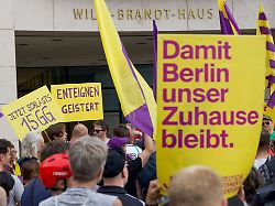 "Mietpreise langfristig senken": Linken-Chefin macht Enteignungspläne zur Koalitionsbedingung in Berlin