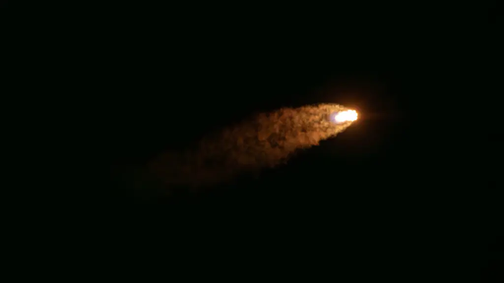 SpaceX-expended-their-Falcon-9-first-stage-booster-B-1073-with-21-flights-for-needed-performance-for-spanish-custormer-SpainSat-NG-1-communication-satellite-built-by-AirBus-Space-Liftoff-was-at-8-34-PM-January-29th-2025-LC-39A-Kennedy-Space-Center-Brevard-County-USA