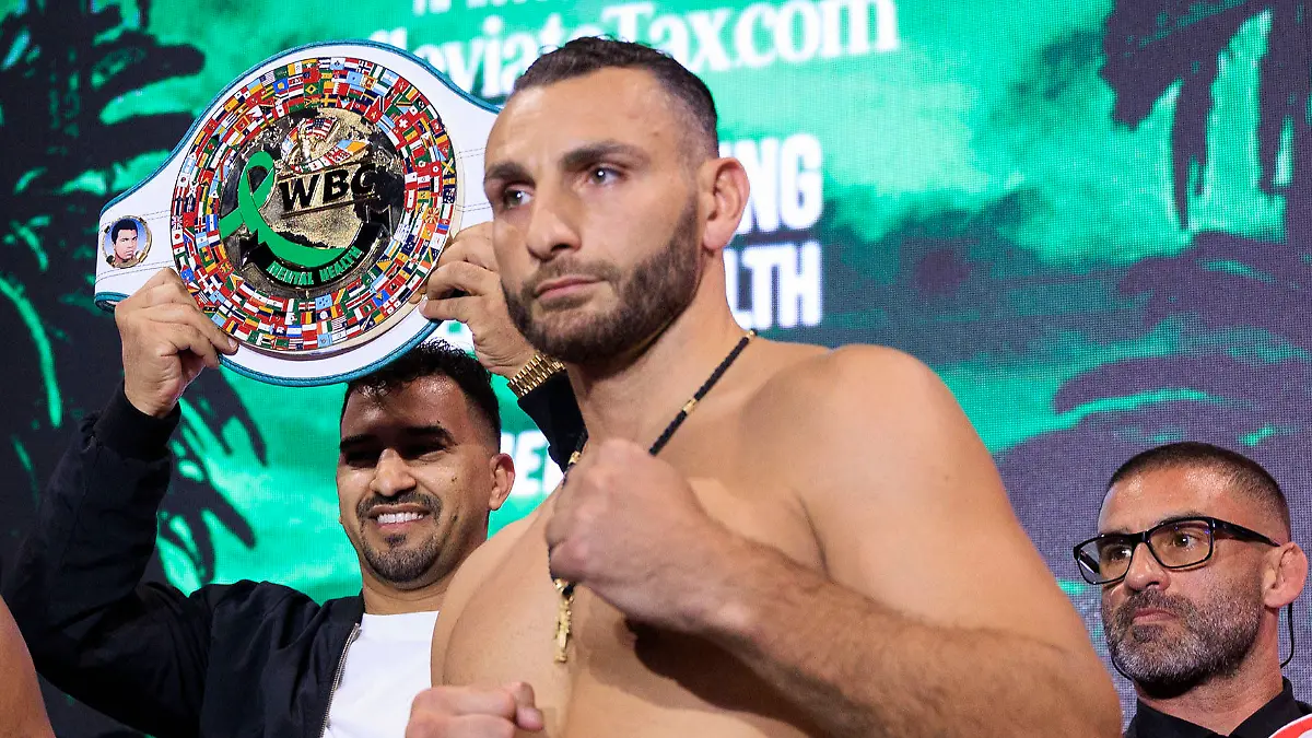 December-12-2025-Los-Angeles-California-USA-L-R-Badou-Jack-and-Noel-Mikaelian-during-the-CMH-2-Rematch-Season-Ceremonial-Weigh-ins-on-Friday-December-12-2025-at-the-ACE-Mission-Studios-in-Los-Angeles-California