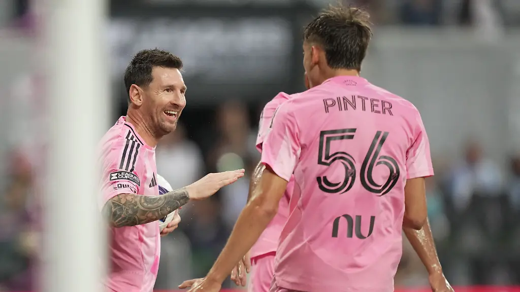 Aug-5-2026-Miami-FL-USA-Inter-Miami-forward-Lionel-Messi-left-celebrates-his-first-goal-against-Atletico-San-Luis-with-forward-Daniel-Pinter-56-during-the-first-half-of-a-Leagues-Cup-Phase-One-match-at-Nu-Stadium
