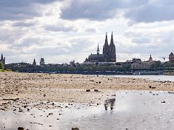 "Herausforderung für Versorgung": Niedrigwasser: Bilger will Logistik am Leben halten