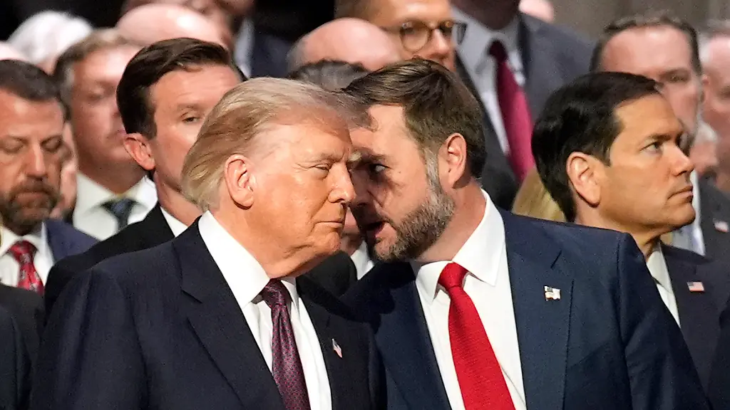 US-President-Donald-Trump-with-Vice-President-JD-Vance-and-his-cabinet-members-attend-the-funeral-service-for-Senator-Lindsey-Graham-at-Washington-National-Cathedral-in-Washington-on-July-28-2026-Photo-by-Yuri-Gripas-ABACAPRESS