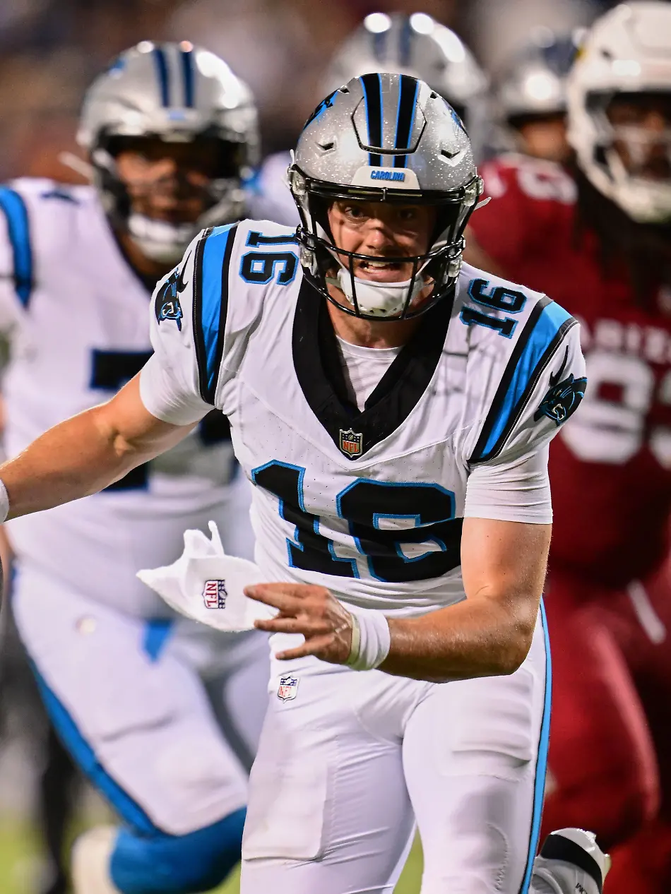 Carolina-Panthers-quarterback-Haynes-King-16-begins-his-touchdown-run-on-the-last-playof-the-game-to-win-the-game-in-the-second-half-of-the-Pro-Football-Hall-of-Fame-NFL-preseason-game-against-the-Arizona-Cardinals-in-Canton-Ohio-Thursday-Aug-6-2026