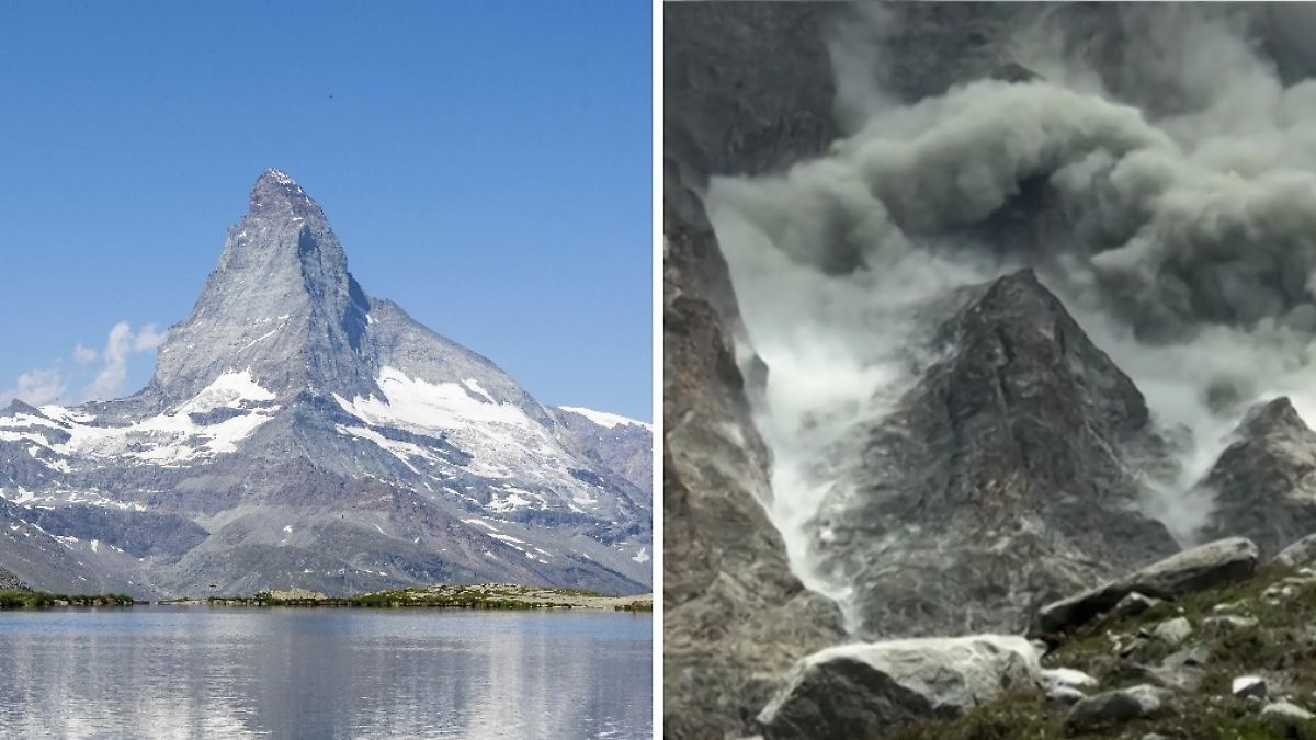 Videos zeigen massiven Abbruch am Matterhorn