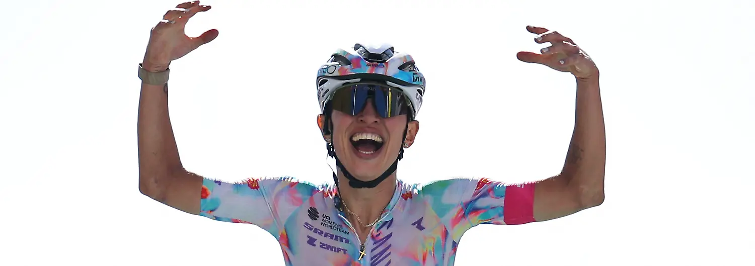 Cycling-Tour-de-France-Femmes-Stage-7-La-Voulte-sur-Rhone-to-Mont-Ventoux-La-Voulte-sur-Rhone-France-August-7-2026-Canyon-SRAM-s-Katarzyna-Niewiadoma-Phinney-celebrates-winning-stage-7-REUTERS-Manon-Cruz
