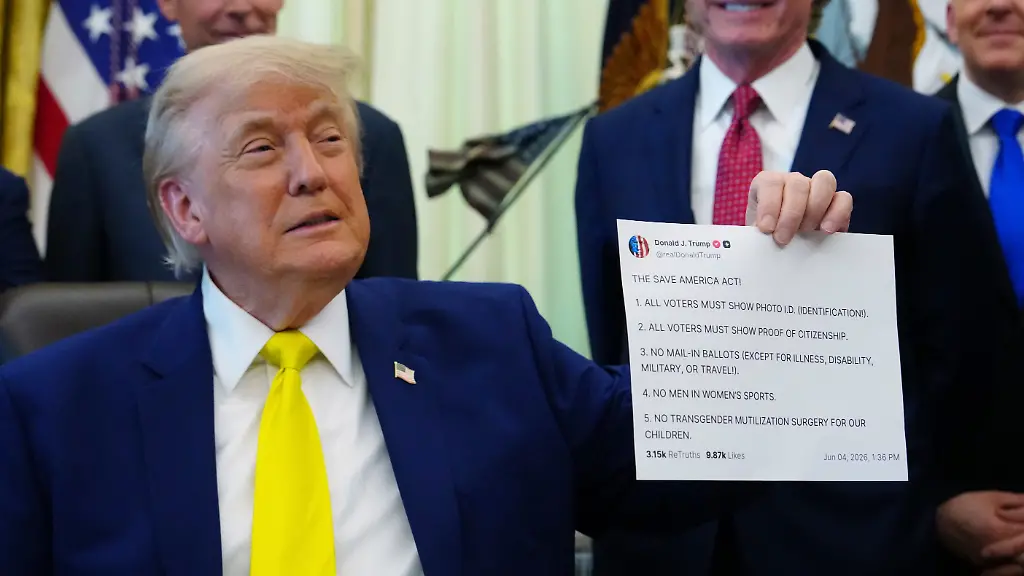 President-Donald-Trump-holds-up-an-image-taken-from-his-Truth-Social-account-at-an-event-about-coal-Thursday-June-4-2026-in-the-Oval-Office-of-the-White-House-in-Washington