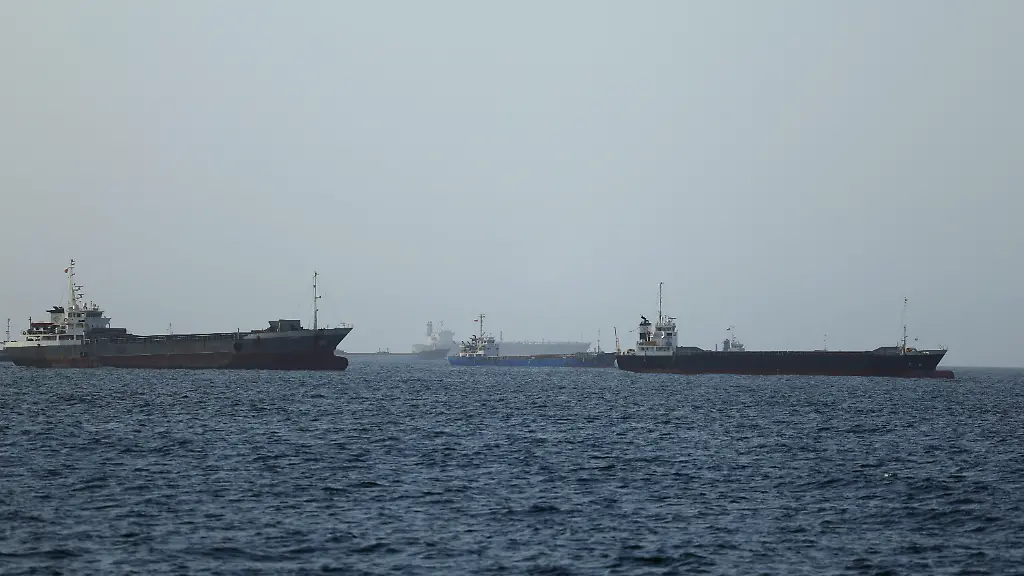 GULF-OF-OMAN-JUNE-17-Commercial-vessels-and-oil-tankers-preparing-to-transit-through-the-Strait-of-Hormuz-one-of-the-most-critical-strategic-waterways-for-global-trade-flows-maintain-their-wait-in-the-Gulf-of-Oman-on-June-17-2026-The-strait-which-had-been-closed-for-months-due-to-the-US-Iran-conflict-that-erupted-in-February-and-the-subsequent-blockade-is-expected-to-reopen-to-maritime-traffic-following-an-agreement-reached-in-mid-June