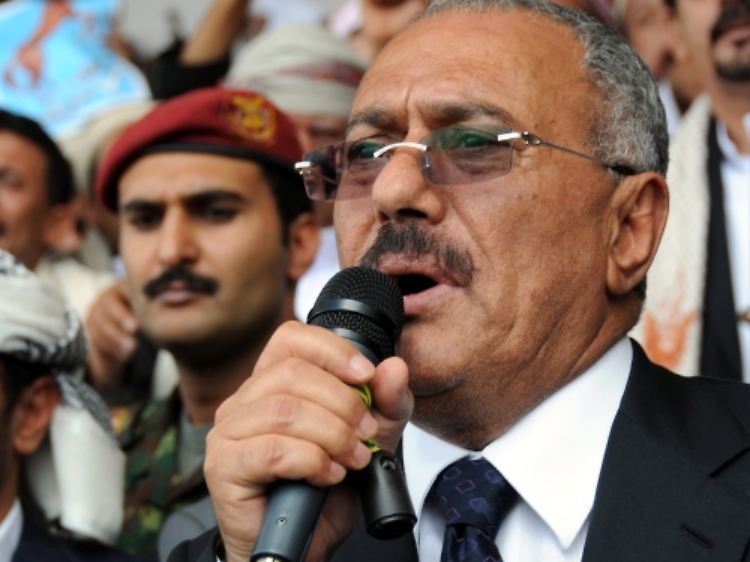 Saleh richtete sich an seine Unterstützer.