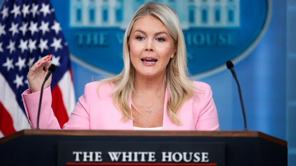 White-House-Press-Secretary-Karoline-Leavitt-delivers-a-press-briefing-in-the-James-S-Brady-Press-Briefing-Room-at-the-White-House-in-Washington-D-C-U-S-July-16-2026