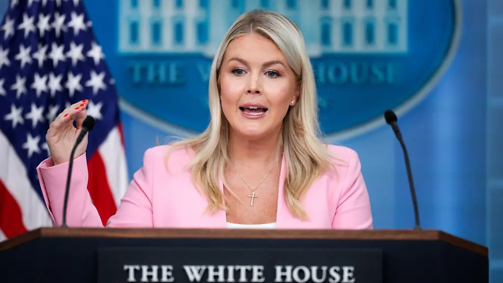 White-House-Press-Secretary-Karoline-Leavitt-delivers-a-press-briefing-in-the-James-S-Brady-Press-Briefing-Room-at-the-White-House-in-Washington-D-C-U-S-July-16-2026