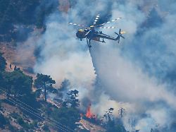 Großfeuer in Griechenland: 250 Urlauber müssen vor Waldbrand in Sicherheit gebracht werden