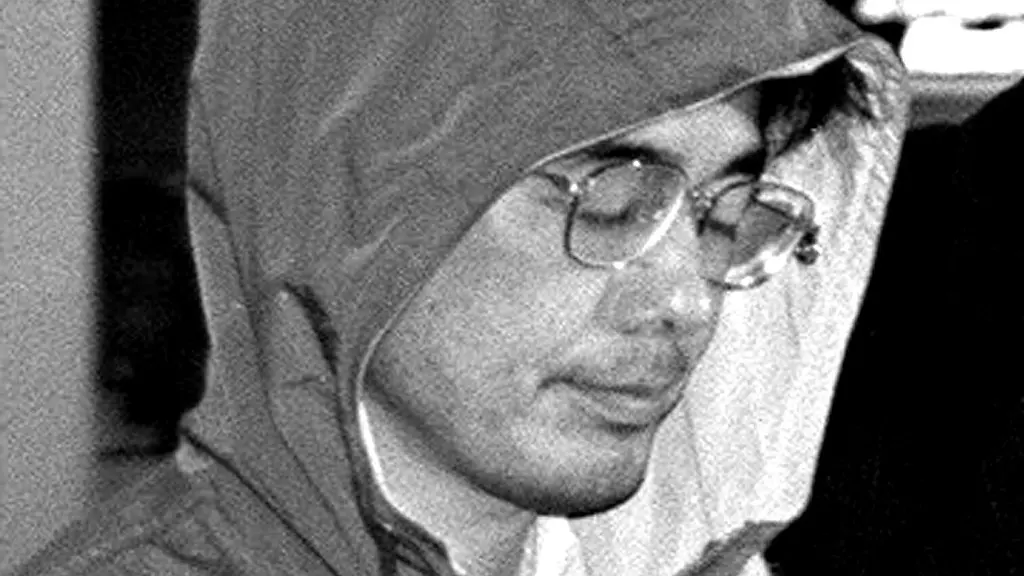 FILES-Photo-dated-08-April-1995-shows-Ikuo-Hayashi-former-member-of-the-Aum-Supreme-Truth-at-the-Komatsu-Airport-in-Ishikawa-Prefecture-after-he-was-arrested-The-51-year-old-Japanese-doctor-who-spread-deadly-Sarin-gas-in-Tokyo-s-subways-with-other-cult-members-and-killed-12-people-in-March-1995-was-given-a-life-prison-sentence-26-May-at-the-Tokyo-District-Court
