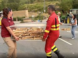 Aktion in Bergkloster in Aragon: Spanische Spezialeinheit rettet Königsgebeine vor Feuersbrunst