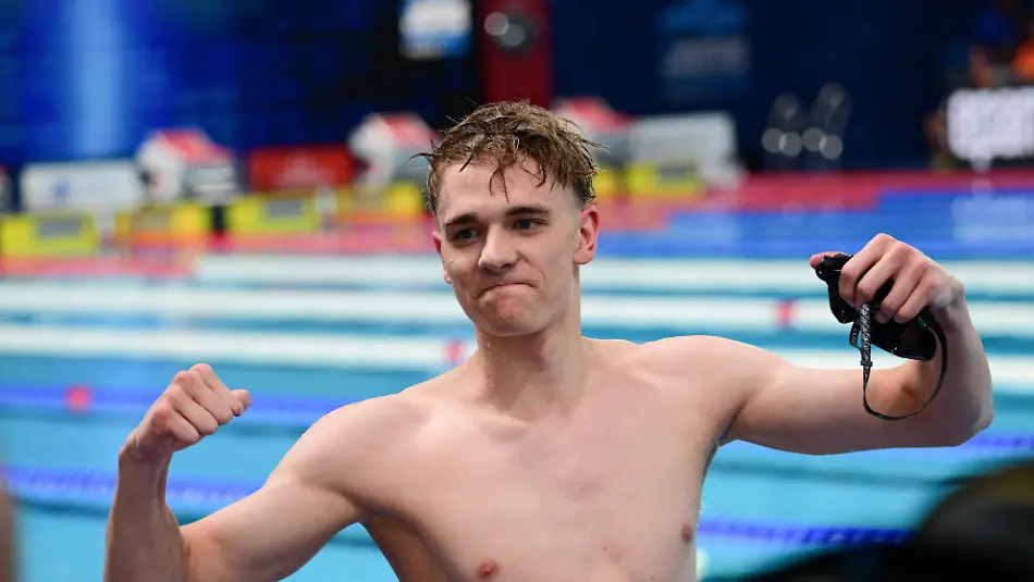 European-Aquatics-Championships-2026-Men-s-1500m-freestyle-Final-Johannes-Liebmann-wins-Gold-German-swimmer-Johannes-Liebmann-after-the-mens-1500m-freestyle-final-at-the-European-Aquatics-Championships-2026-on-August-15-2026-in-Paris-France-Photo-by-Tomas-Stevens-ABACAPRESS