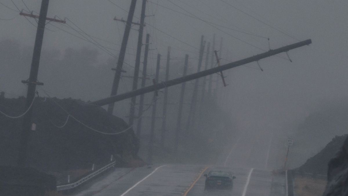 One Death and Power Outages: Hurricane